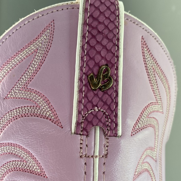 Vintage Jeenz Bootz Size 7 1/2 M, Style #577, Serial # 56247, Lilac Purple - Picture 3 of 11